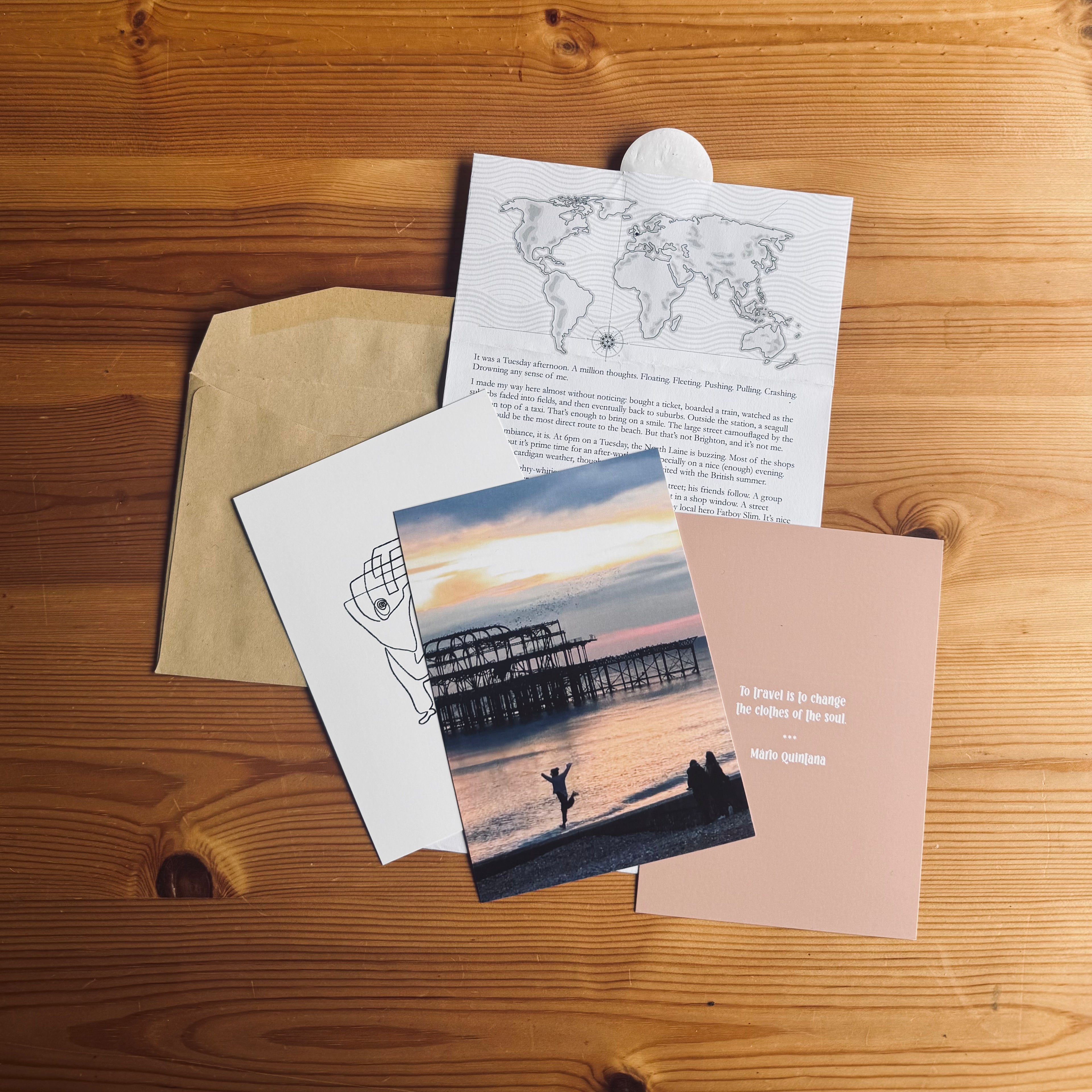 This Is Not A Postcard: Monthly Snail Mail Subscription